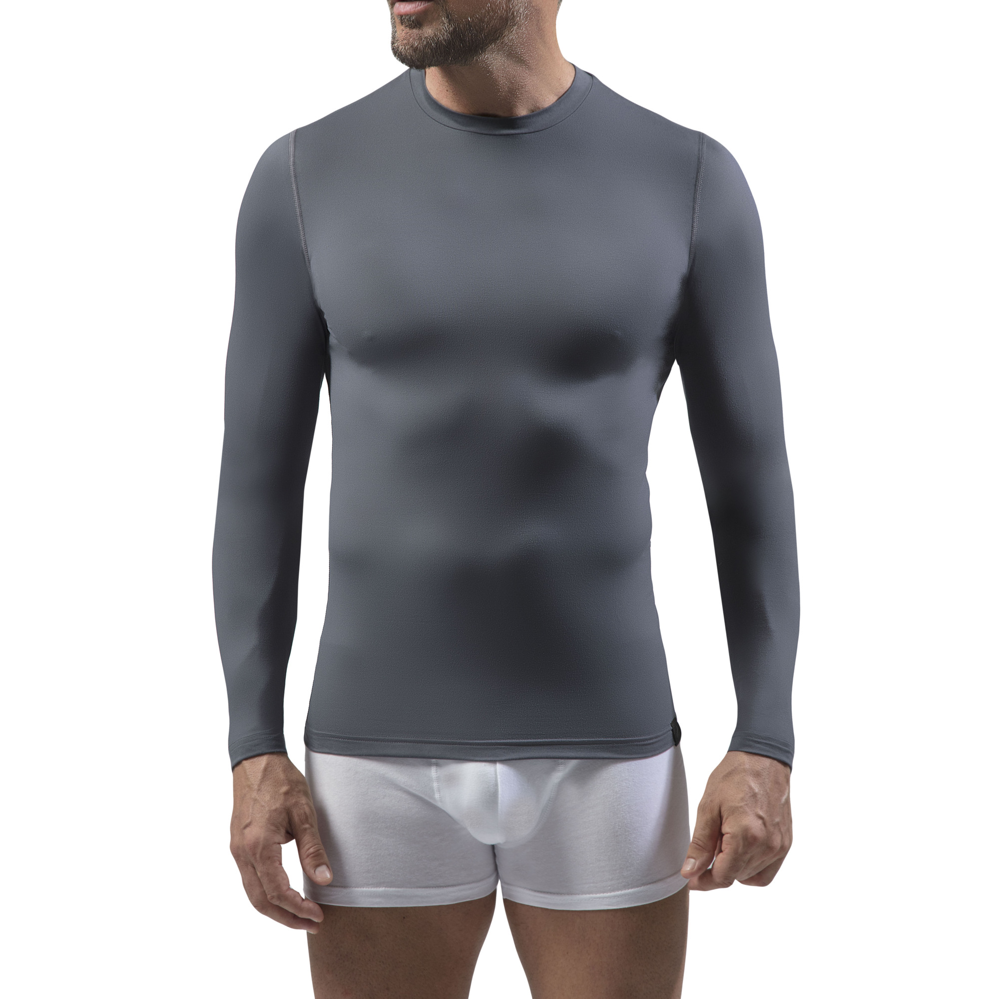 Heat Holders Men's Lite Karl Thermal L/Slv Top Irongrey 2XL